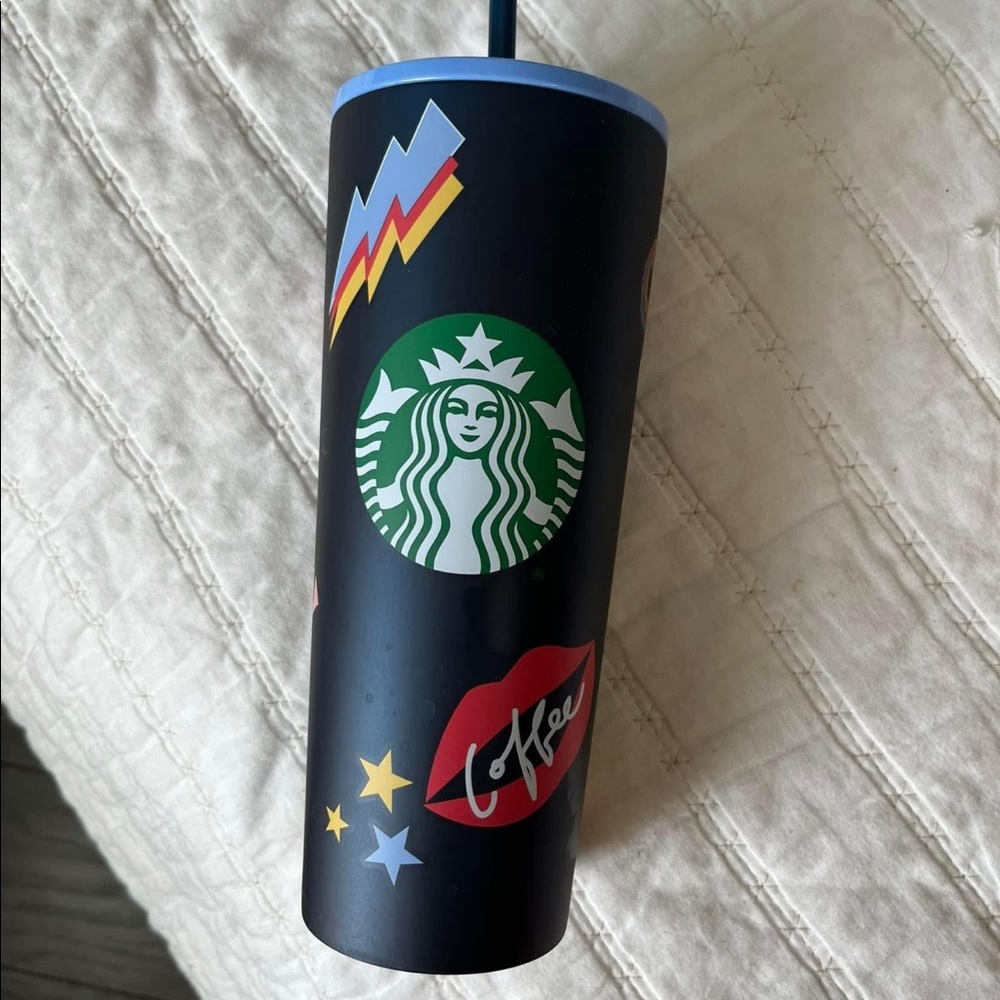 Starbucks Navy Graphic Printed Tumbler